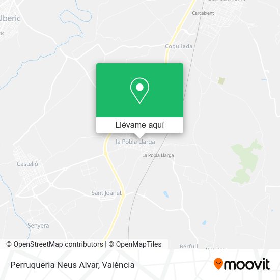 Mapa Perruqueria Neus Alvar