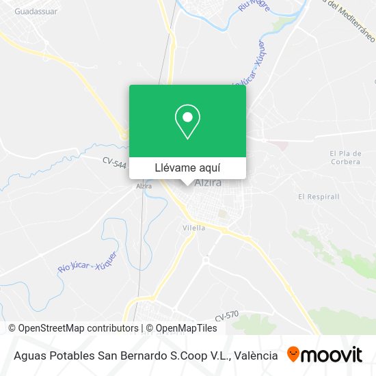 Mapa Aguas Potables San Bernardo S.Coop V.L.