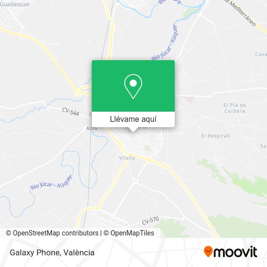 Mapa Galaxy Phone