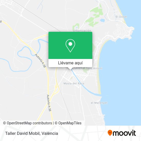 Mapa Taller David Mobil