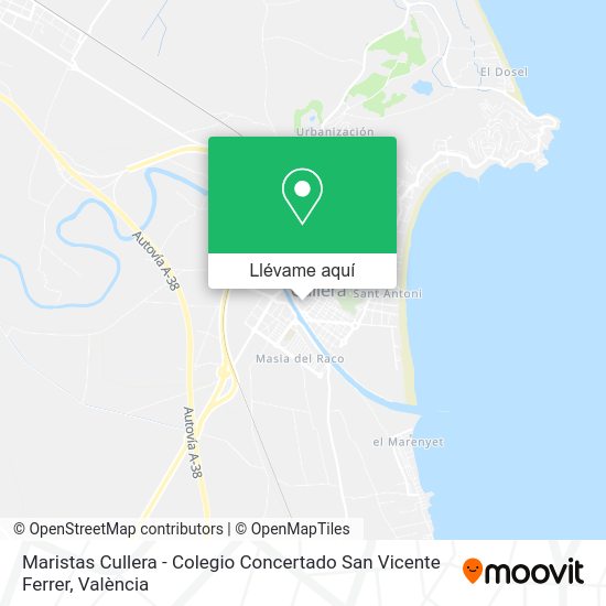 Mapa Maristas Cullera - Colegio Concertado San Vicente Ferrer