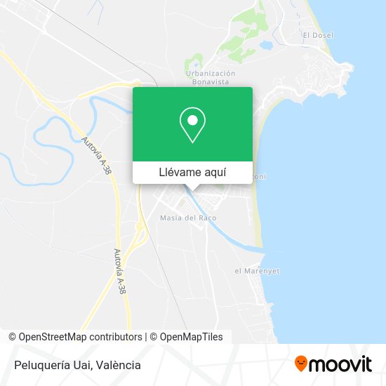 Mapa Peluquería Uai