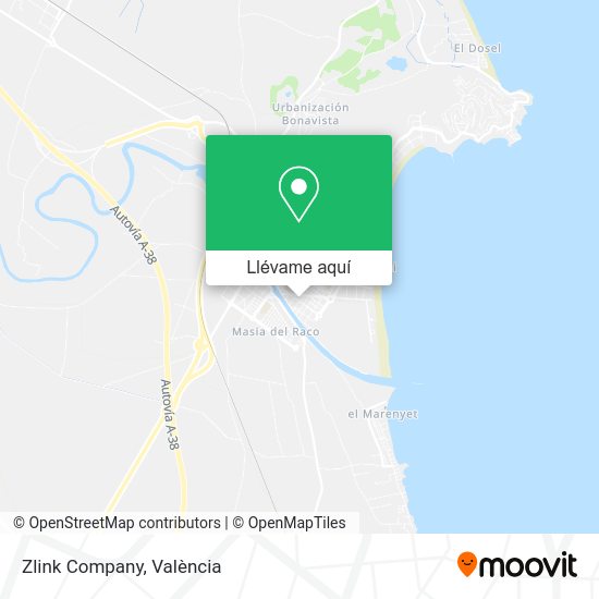 Mapa Zlink Company