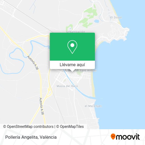 Mapa Pollería Angelita