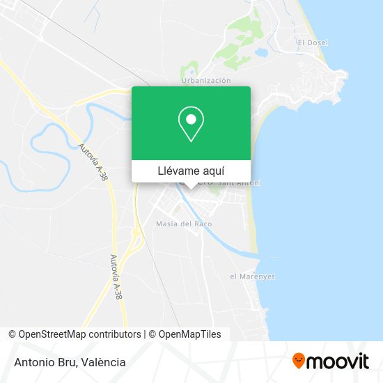 Mapa Antonio Bru