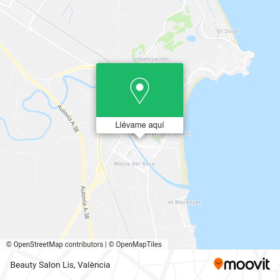 Mapa Beauty Salon Lis
