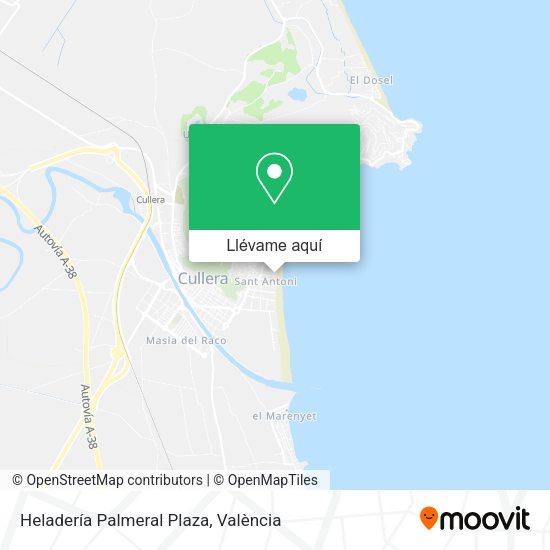 Mapa Heladería Palmeral Plaza