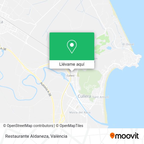 Mapa Restaurante Aldaneza