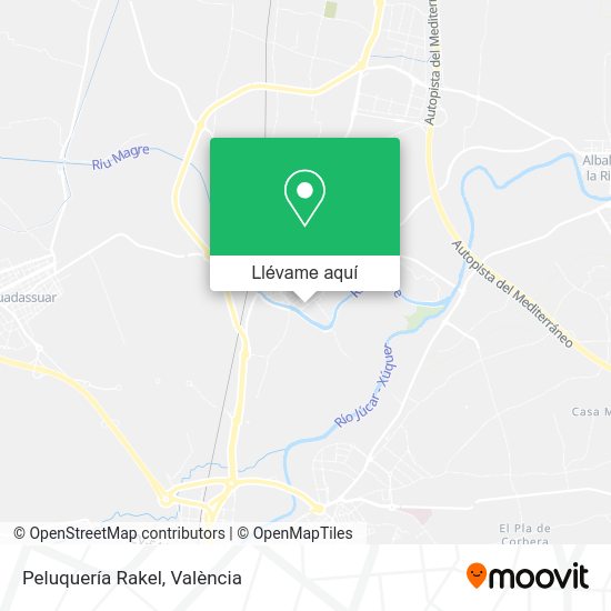 Mapa Peluquería Rakel