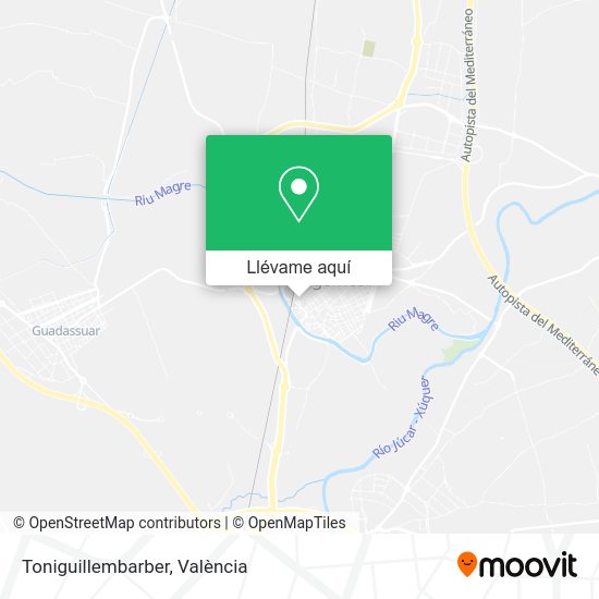 Mapa Toniguillembarber