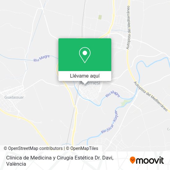 Mapa Clínica de Medicina y Cirugía Estética Dr. Davi