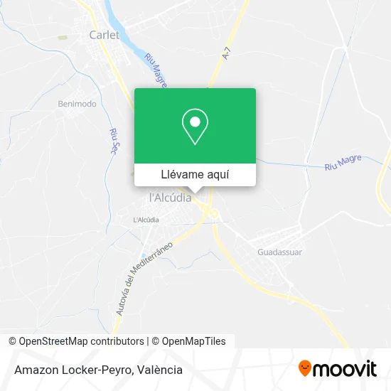 Mapa Amazon Locker-Peyro