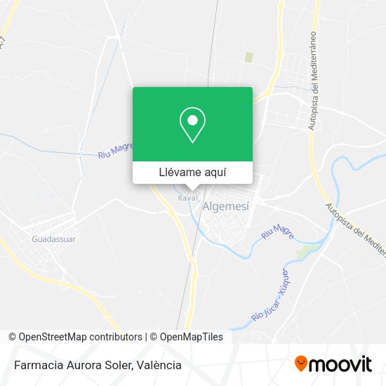 Mapa Farmacia Aurora Soler