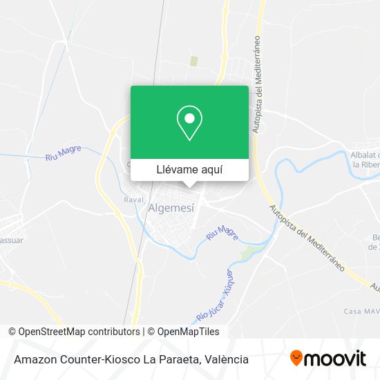 Mapa Amazon Counter-Kiosco La Paraeta