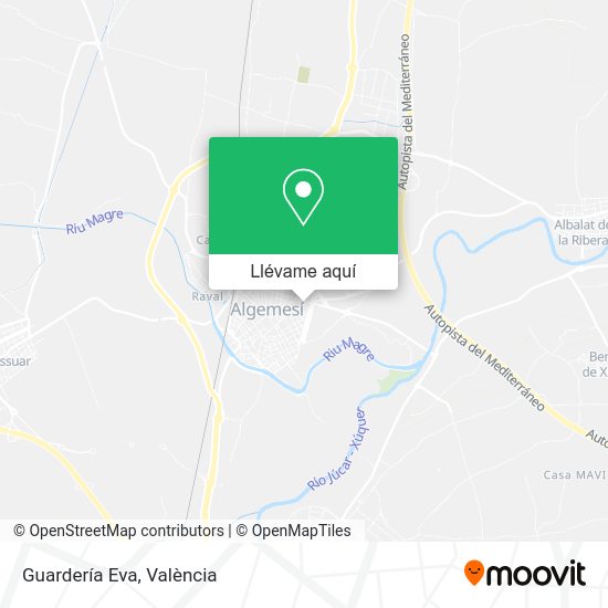 Mapa Guardería Eva