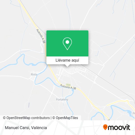 Mapa Manuel Carsi