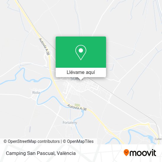 Mapa Camping San Pascual