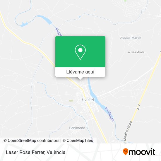 Mapa Laser Rosa Ferrer