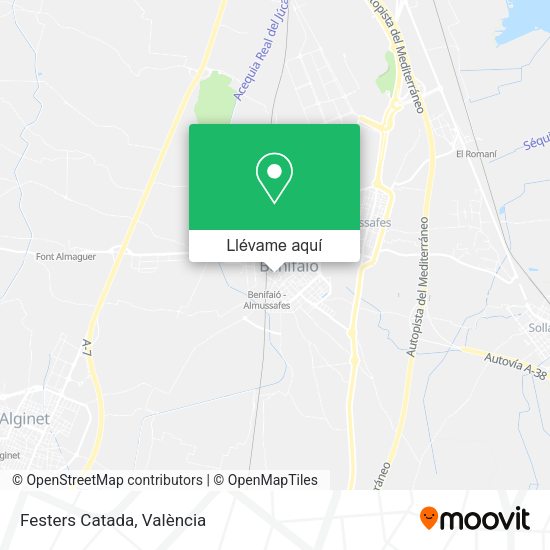 Mapa Festers Catada