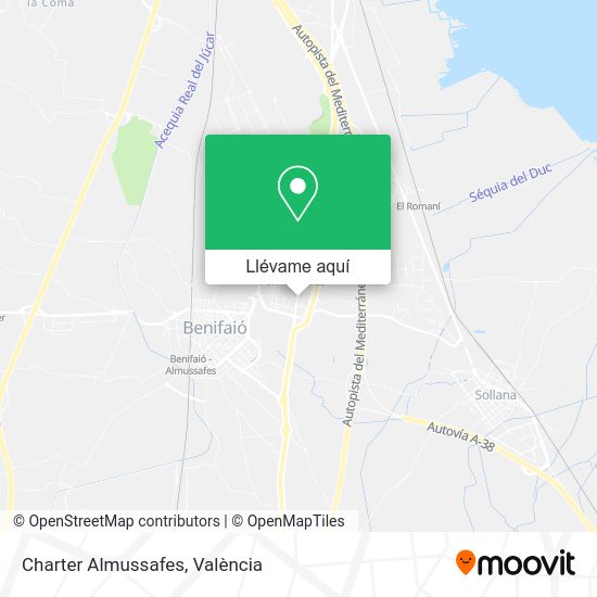 Mapa Charter Almussafes