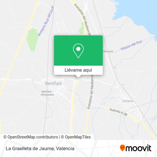 Mapa La Graelleta de Jaume