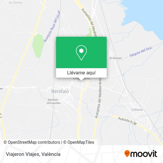 Mapa Viajeron Viajes