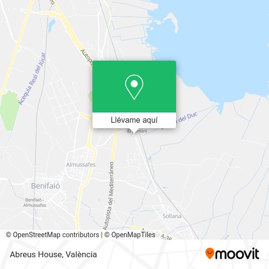 Mapa Abreus House