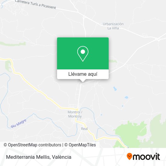 Mapa Mediterrania Mellis