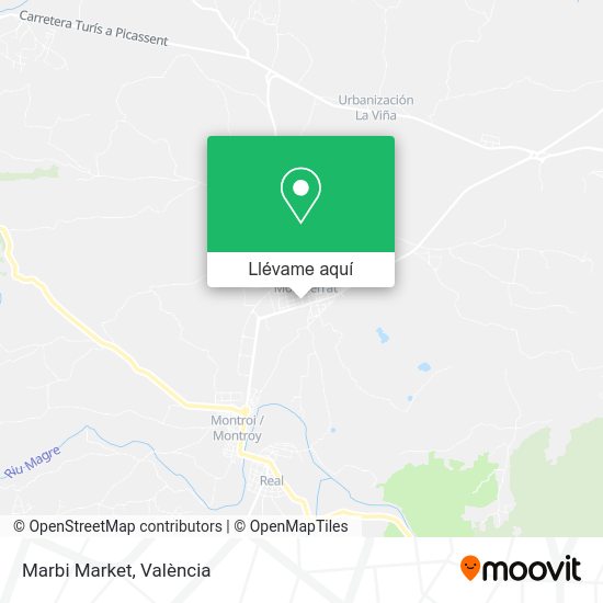 Mapa Marbi Market