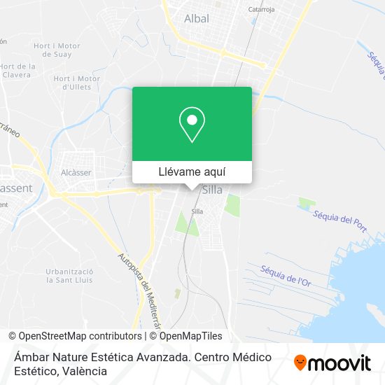 Mapa Ámbar Nature Estética Avanzada. Centro Médico Estético