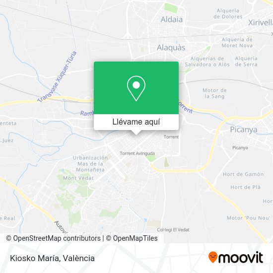 Mapa Kiosko María
