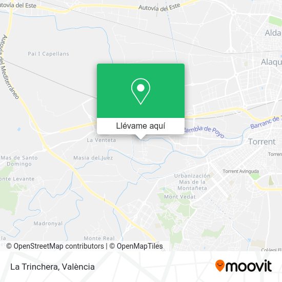Mapa La Trinchera