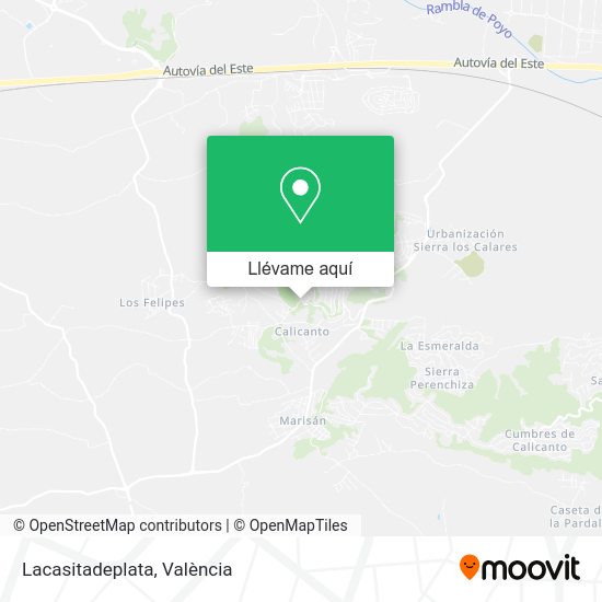 Mapa Lacasitadeplata