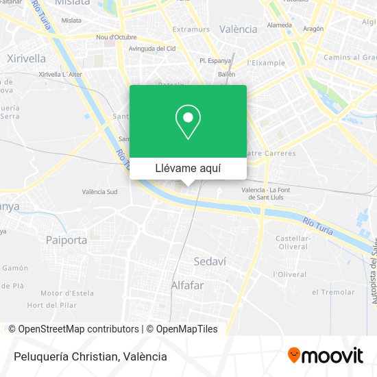 Mapa Peluquería Christian