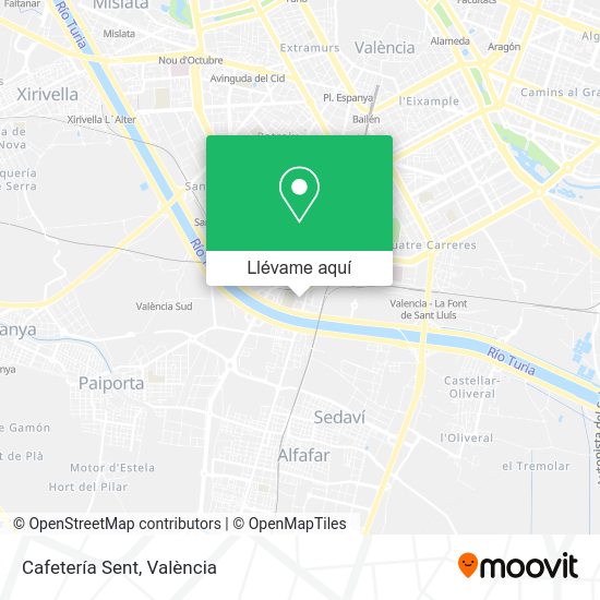 Mapa Cafetería Sent
