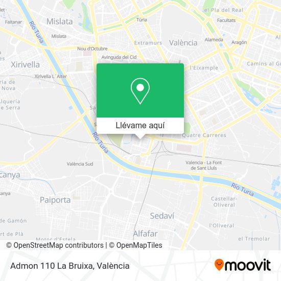 Mapa Admon 110 La Bruixa
