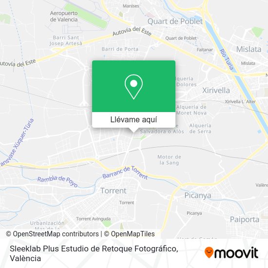Mapa Sleeklab Plus Estudio de Retoque Fotográfico