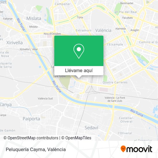 Mapa Peluquería Cayma
