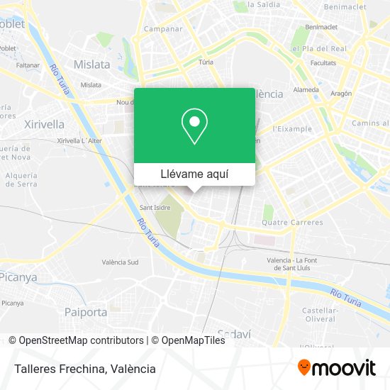 Mapa Talleres Frechina