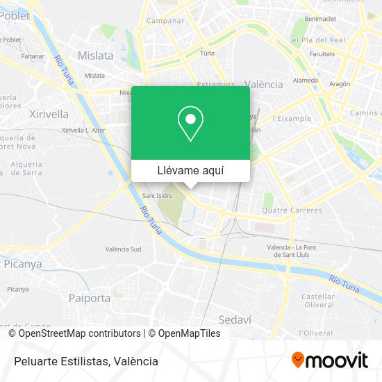 Mapa Peluarte Estilistas