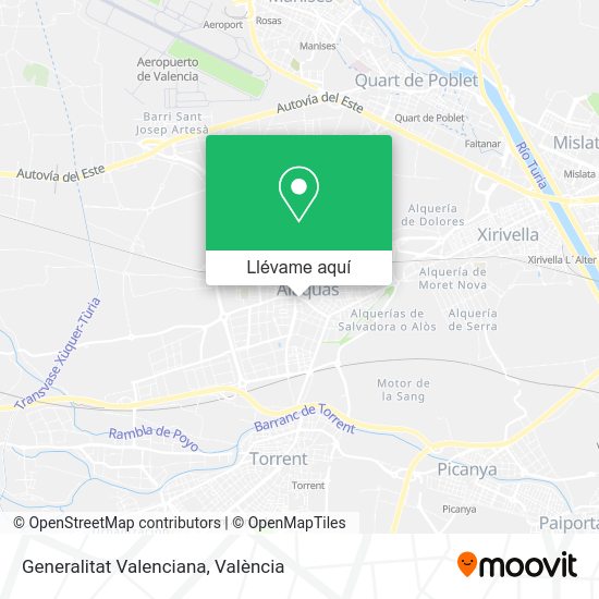 Mapa Generalitat Valenciana