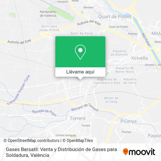 Mapa Gases Bersatil: Venta y Distribución de Gases para Soldadura