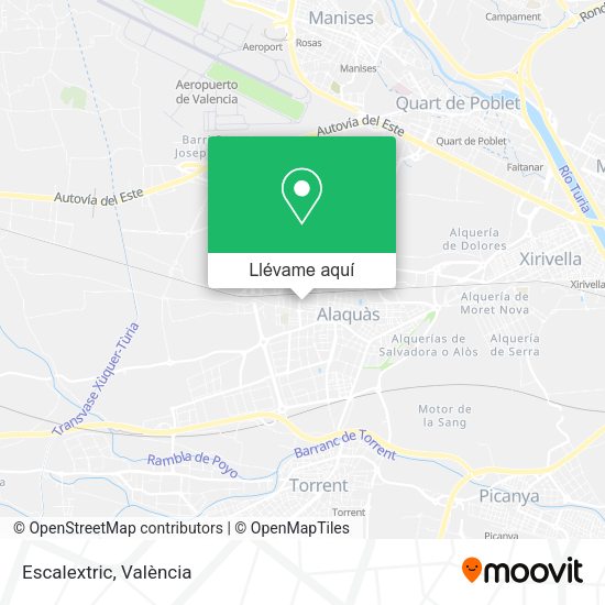 Mapa Escalextric