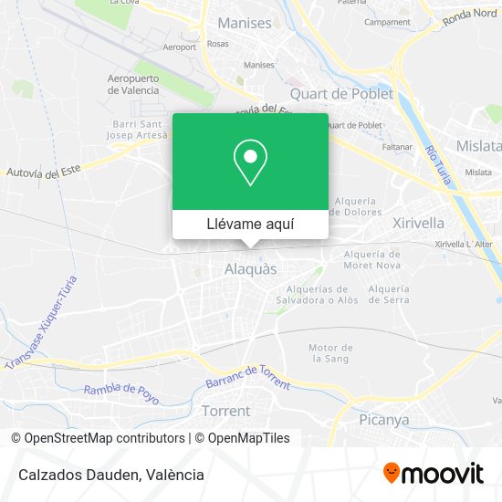 Mapa Calzados Dauden