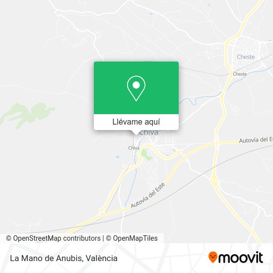 Mapa La Mano de Anubis
