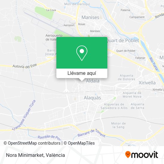 Mapa Nora Minimarket