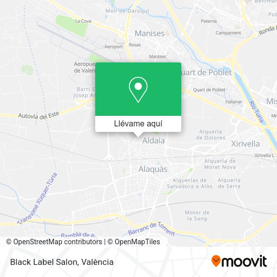 Mapa Black Label Salon