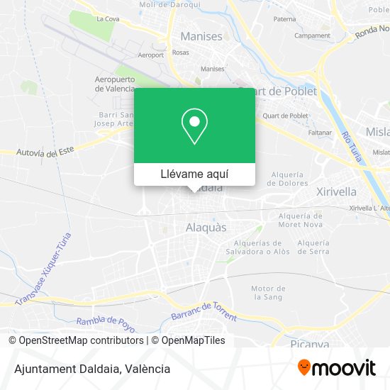Mapa Ajuntament Daldaia