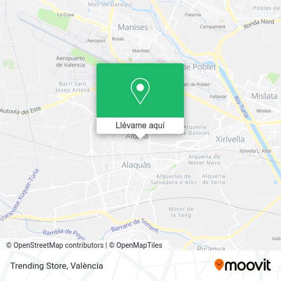 Mapa Trending Store