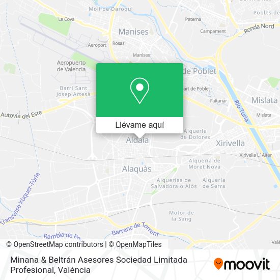Mapa Minana & Beltrán Asesores Sociedad Limitada Profesional